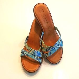 Italian Shoemakers Wedge Sandals